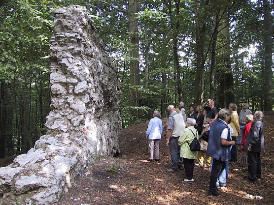 An der Burgruine Lichtenstein (Foto: Firouz Vladi) An der Burgruine Lichtenstein (Foto: Firouz Vladi)