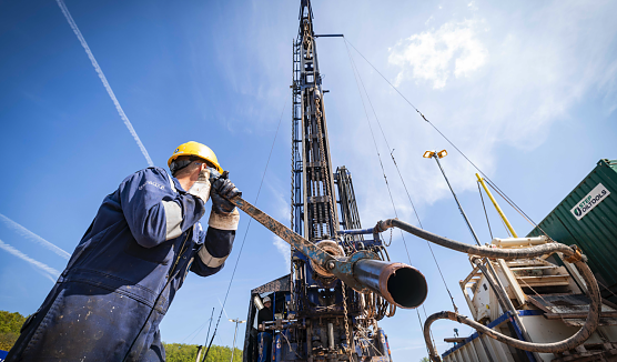 Probebohrung im Ohmgebirge (Foto: S&uuml;dharz Kali)