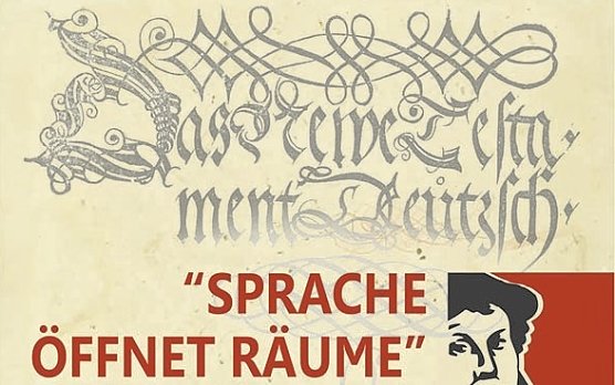 Plaktausschnitt zur Lutherausstellung (Foto: Stadtverwaltung Nordhausen)