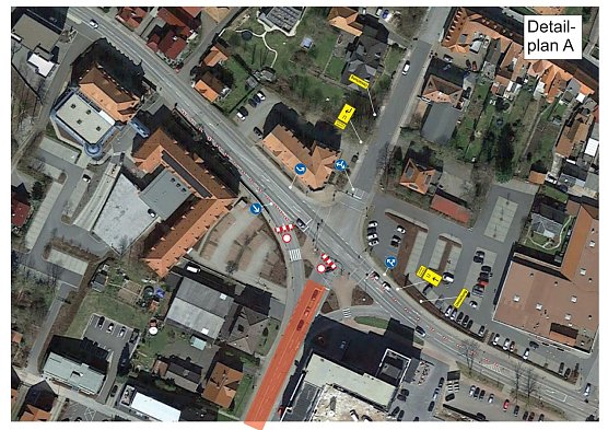 Umleitung in Worbis (Foto: Ordnungsamt Leinefelde-Worbis) Umleitung in Worbis (Foto: Ordnungsamt Leinefelde-Worbis)