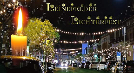 Leinefelde Lichterfest am 18. November (Foto: Stadtverwaltung Leinefelde/Worbis) Leinefelde Lichterfest am 18. November (Foto: Stadtverwaltung Leinefelde/Worbis)