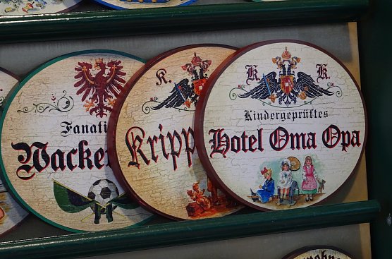 Verkaufsstand auf dem Innsbrucker Weihnachtsmarkt (Foto: Hans-Ulrich Ackermann)