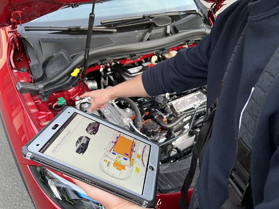 Neue Technologie f&uuml;r die Feuerwehr (Foto: Feuerwehr Heiligenstadt)