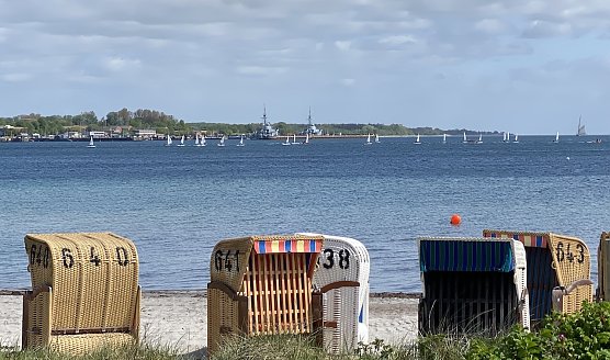 Am Strand in Eckernf&ouml;rde (Foto: oas)