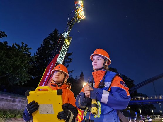 Jugendfeuerwehr im Einsatz (Foto: Feuerwehr Heiligenstadt)