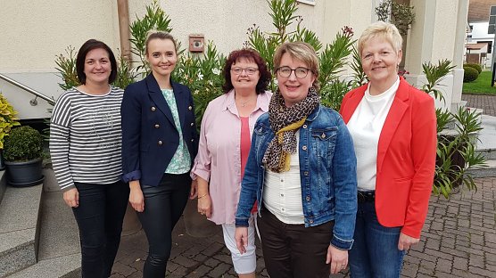 Melanie J&uuml;nemann, Jessica Kellner, Renate T&uuml;ngerthal, Christiane Farke und Petra Stubenitzky (Foto: CDU Nordhausen)