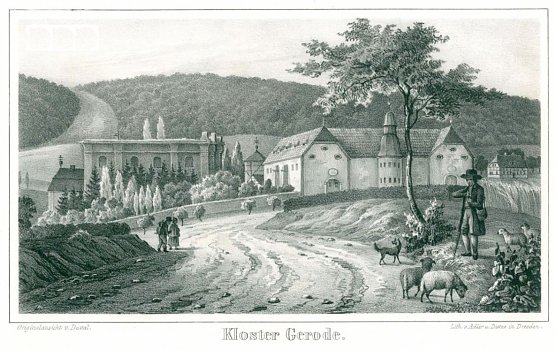 Das Kloster in der historischen Ansicht (Foto: Weg der Mitte - Stiftung) Das Kloster in der historischen Ansicht (Foto: Weg der Mitte - Stiftung)