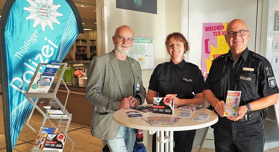 Präventionskampagne der Polizei (Foto: Landespolizeiinspektion) Präventionskampagne der Polizei (Foto: Landespolizeiinspektion)