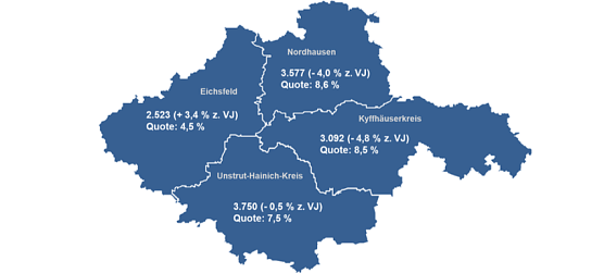 Arbeitsmarkt im M&auml;rz (Foto: Agentur f&uuml;r Arbeit Th&uuml;ringen Nord)
