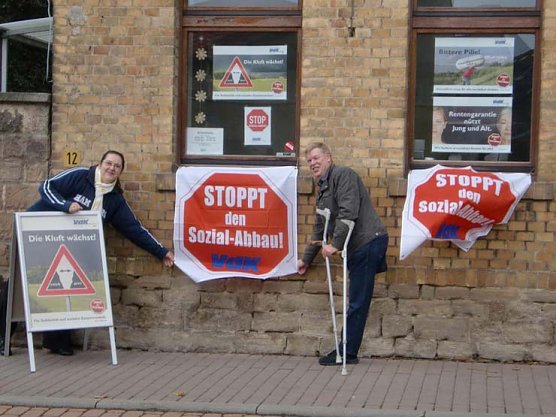 Aktion Artern (Foto: Bernd Reiber) Aktion Artern (Foto: Bernd Reiber)