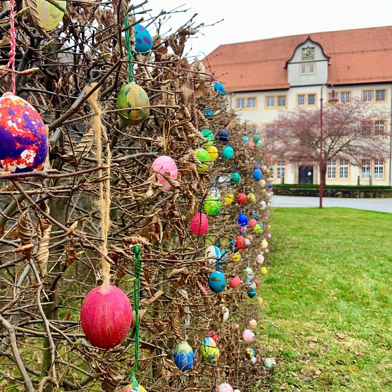 Bild: Osterschmuck f&uuml;r die Reifensteiner Klinik