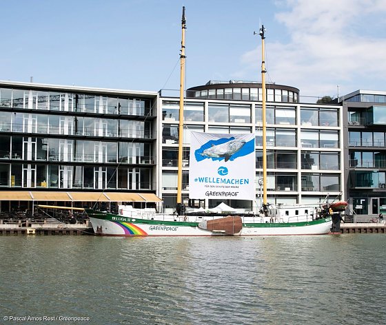 Bild: Greenpeace-Aktion