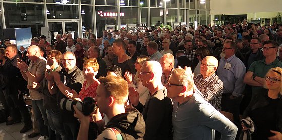 Bild: Applaus gab es am Ende des Talks