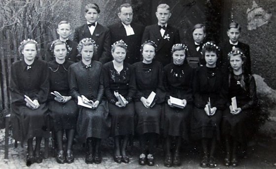 Bild: Konfirmation 1952