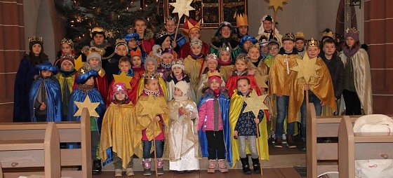 Bild: Sternsinger in Beuren