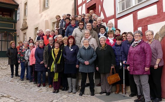 Bild: Ehrenamtliche auf Burg Bodenstein
