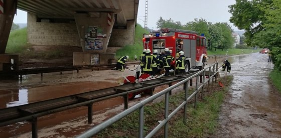 Bild: Unwetter forderte Feuerwehreinsatz