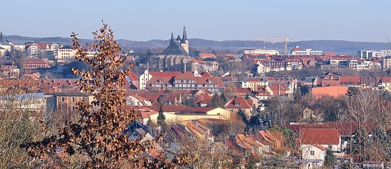 Bild: Blick auf Nordhausen vom Holungsb&uuml;gel