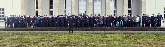 Bild: Der beiden ermordeten Polizisten gedacht