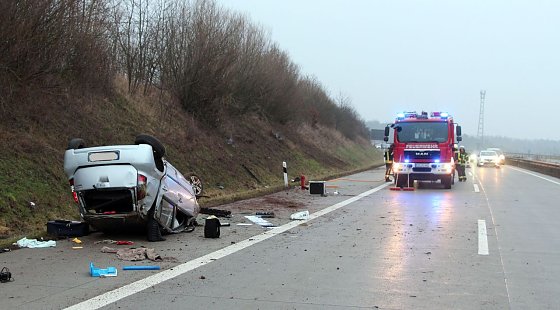 Bild: T&ouml;dlicher Unfall auf der A 38