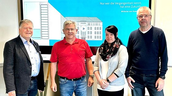 Bild: Von links: Achit T&ouml;lle, Volker Vogt, Cathleen Joiko und Rainer Sturm