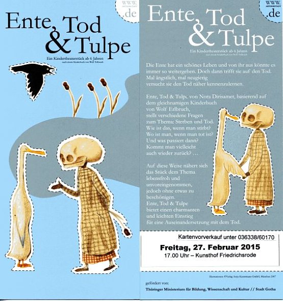 Bild: "Ente, Tod und Tulpe"