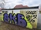 Graffiti-Schmiererei in Worbis