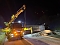 Bergungsarbeiten auf der A38 Bergungsarbeiten auf der A38