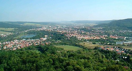 Bild: Blick vom Frauenberg auf Sondershausen