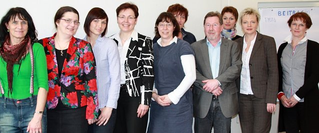 Bild: Projektgruppe mit Ministerin