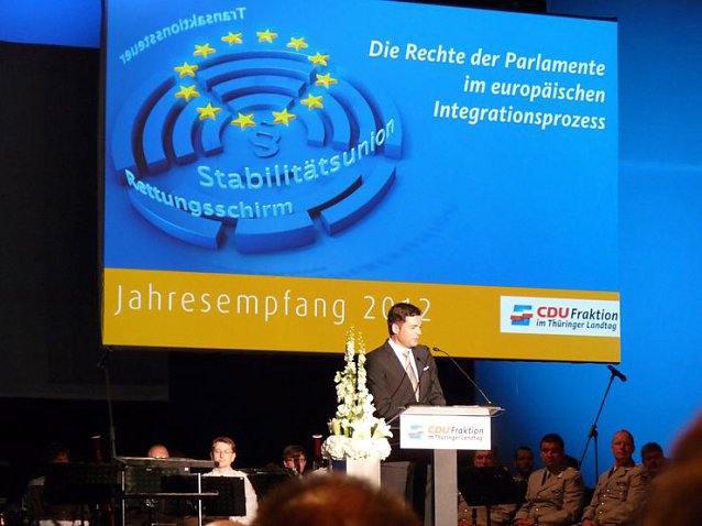 Bild: Beim Jahrsempfang in Erfurt