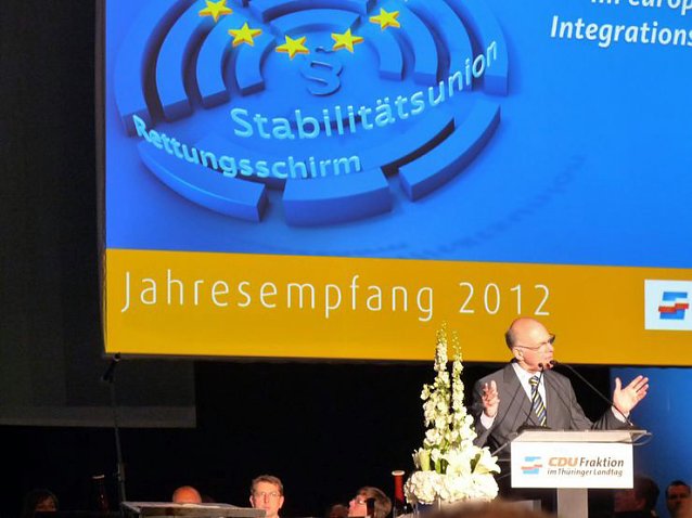 Bild: Beim Jahrsempfang in Erfurt