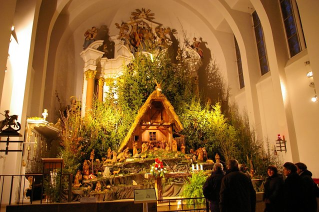 Bild: Krippe in K&uuml;llstedter Kirche
