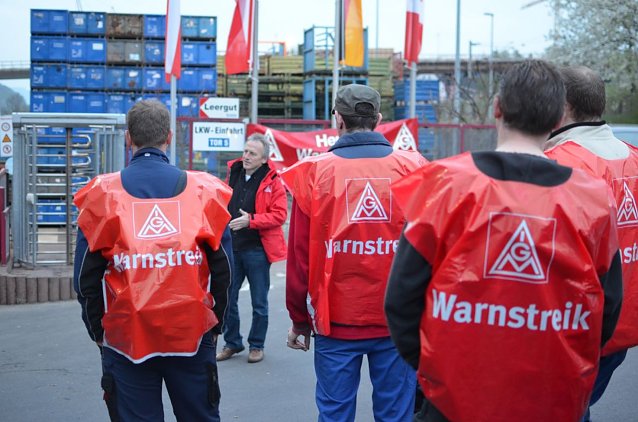 Bild: Warnstreik im Eichsfeld