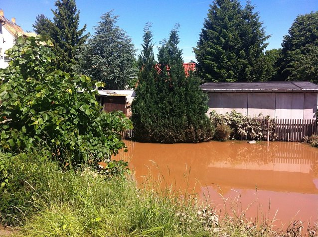 Bild: Hochwasser im Altenburger Land