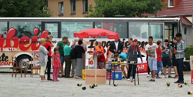 Bild: Station auf dem Theaterplatz