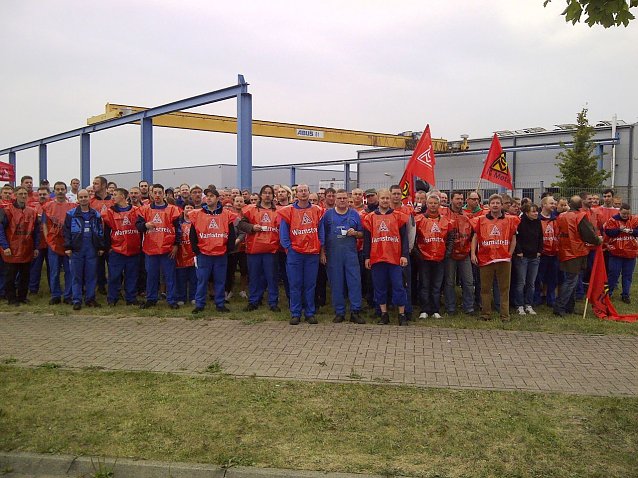 Bild: Warnstreik