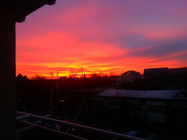 Bild: Rot am Morgen