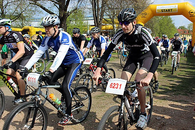 Bild: Unfall bei  Mountainbike-Rennen