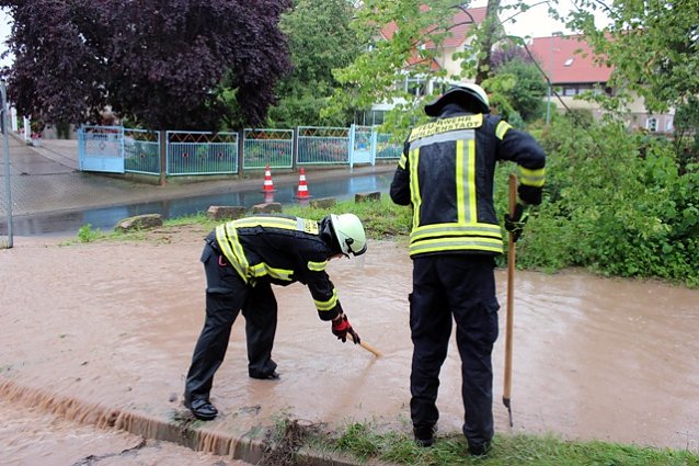 Bild: Unwetter in Heiligenstadt