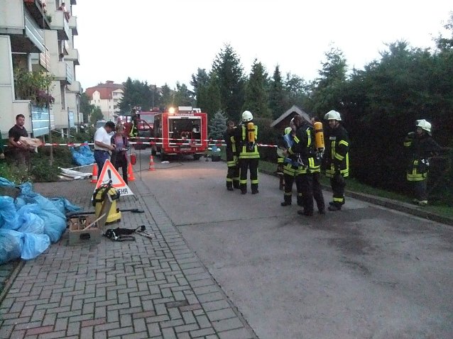 Bild: EInsatz in Niederorschel