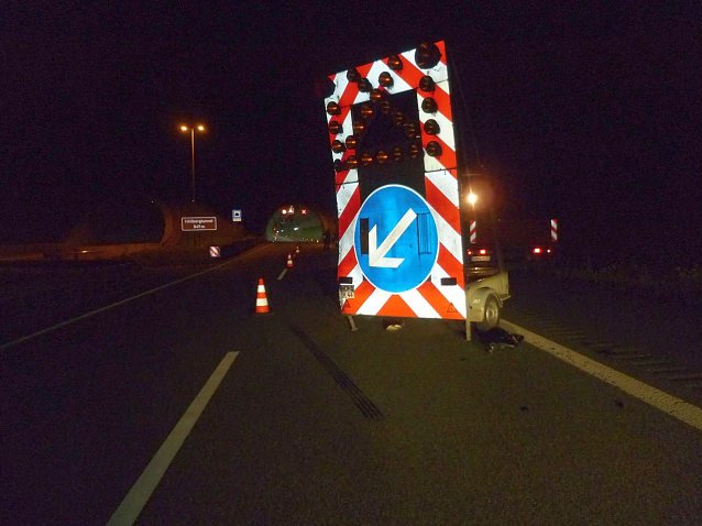 Bild: Angefahren