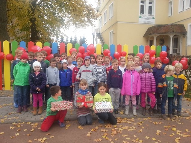 Bild: P&auml;ckchenaktion Montessorischule