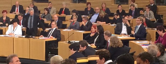 Bild: Blick in den Landtag