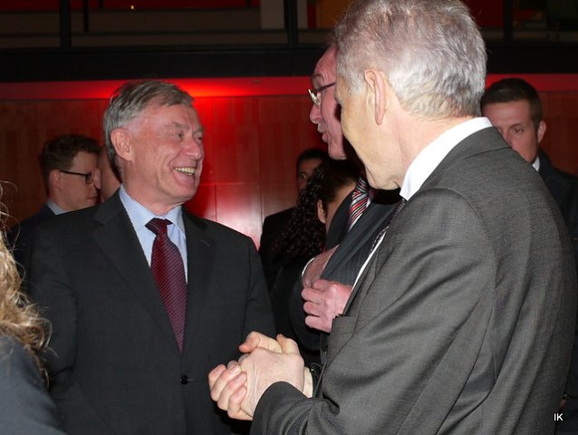 Bild: Horst K&ouml;hler im Gespr&auml;ch mit Gerd Reinhardt