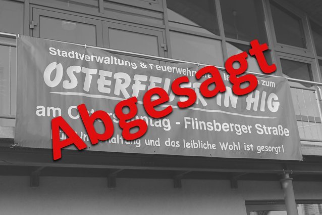 Bild: Abgesagt