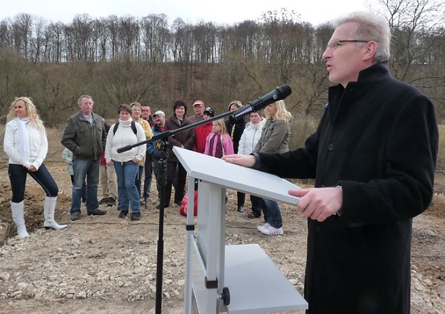 Bild: Spatenstich Br&uuml;cke