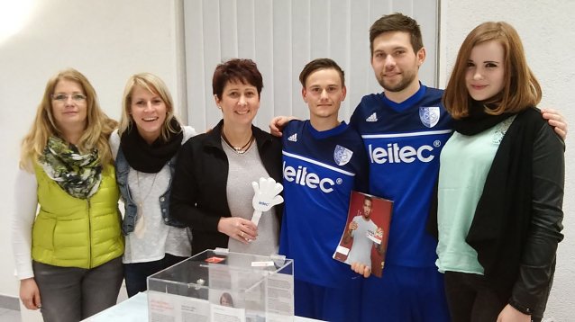 Bild: Spenden beim Leitec-Cup