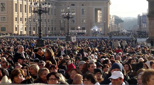 Bild: Auf dem Petersplatz