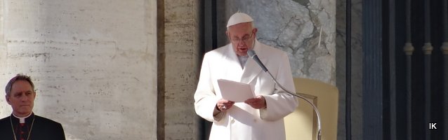 Bild: Ansprache des Papstes